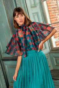 Alden Adair Heddy Top | Holiday Plaid