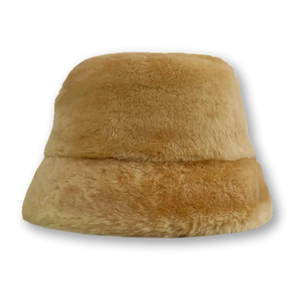 Shearling Bucket Hat | Camel