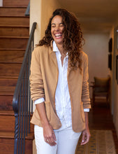 Load image into Gallery viewer, Frank &amp; Eileen Dublin Sweatshirt Blazer | Camel