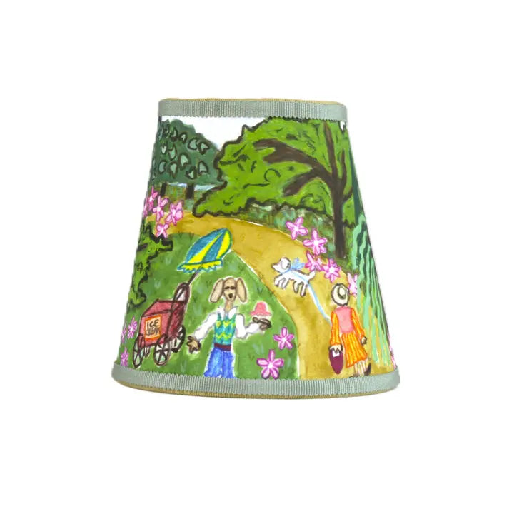 Central Park Poodles Rechargeable Lamp Shade