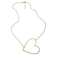 Load image into Gallery viewer, Jennifer Zeuner Marissa Oversized Heart Necklace