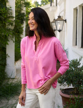 Load image into Gallery viewer, Frank &amp; Eileen Patrick Popover Henley | Pink Lemonade