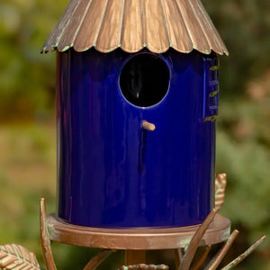 Nantucket Copper Porcelain Bird House | Assorted Colors