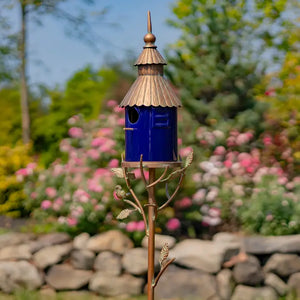 Nantucket Copper Porcelain Bird House | Assorted Colors