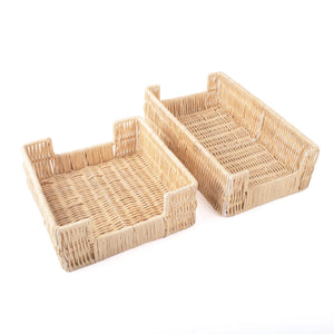 Rattan Napkin Tray | Beverage & Guest Towels