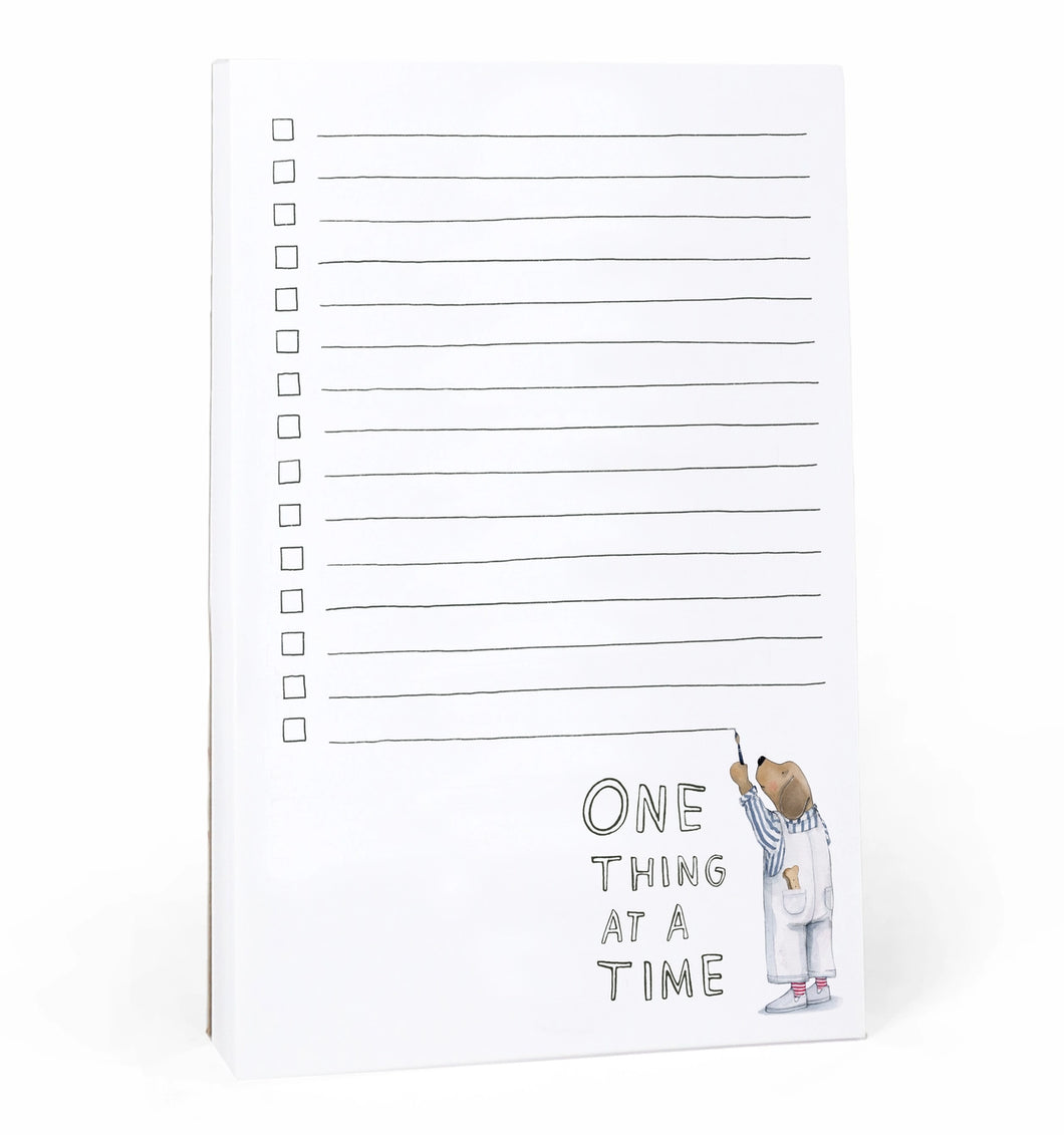 One Thing At A Time Notepad