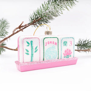 Mahjong Christmas Ornament