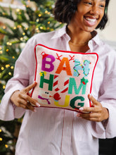 Load image into Gallery viewer, Bah Humbug Needlepoint Pillow