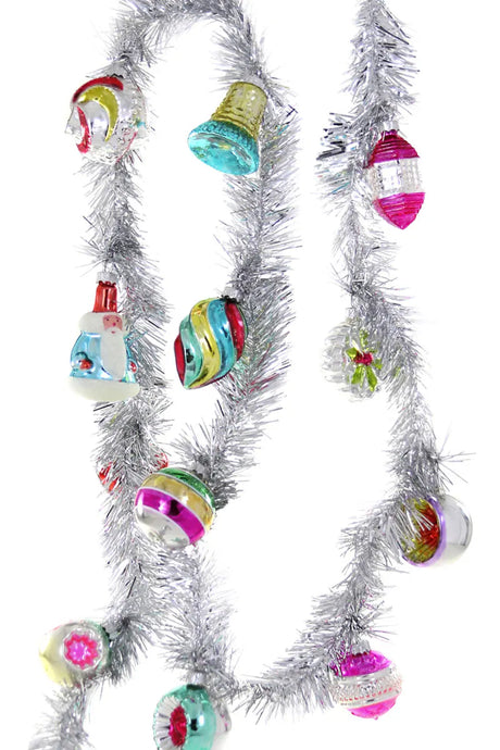 Tinsel Heirloom Ornaments Garland