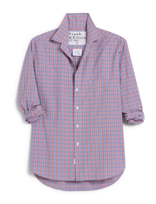 Frank & Eileen | Eileen Relaxed Button Up Red & Blue Plaid