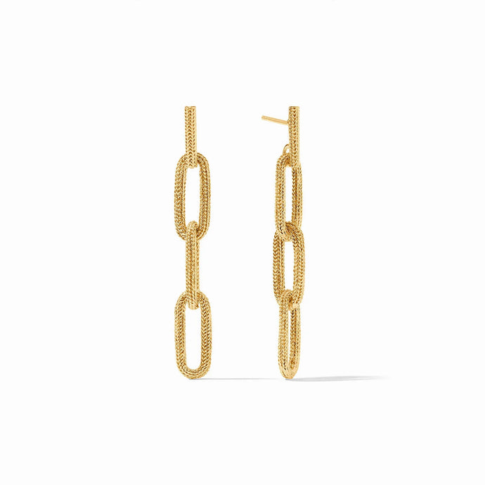 Julie Vos Cheval Paperclip Link Earrings