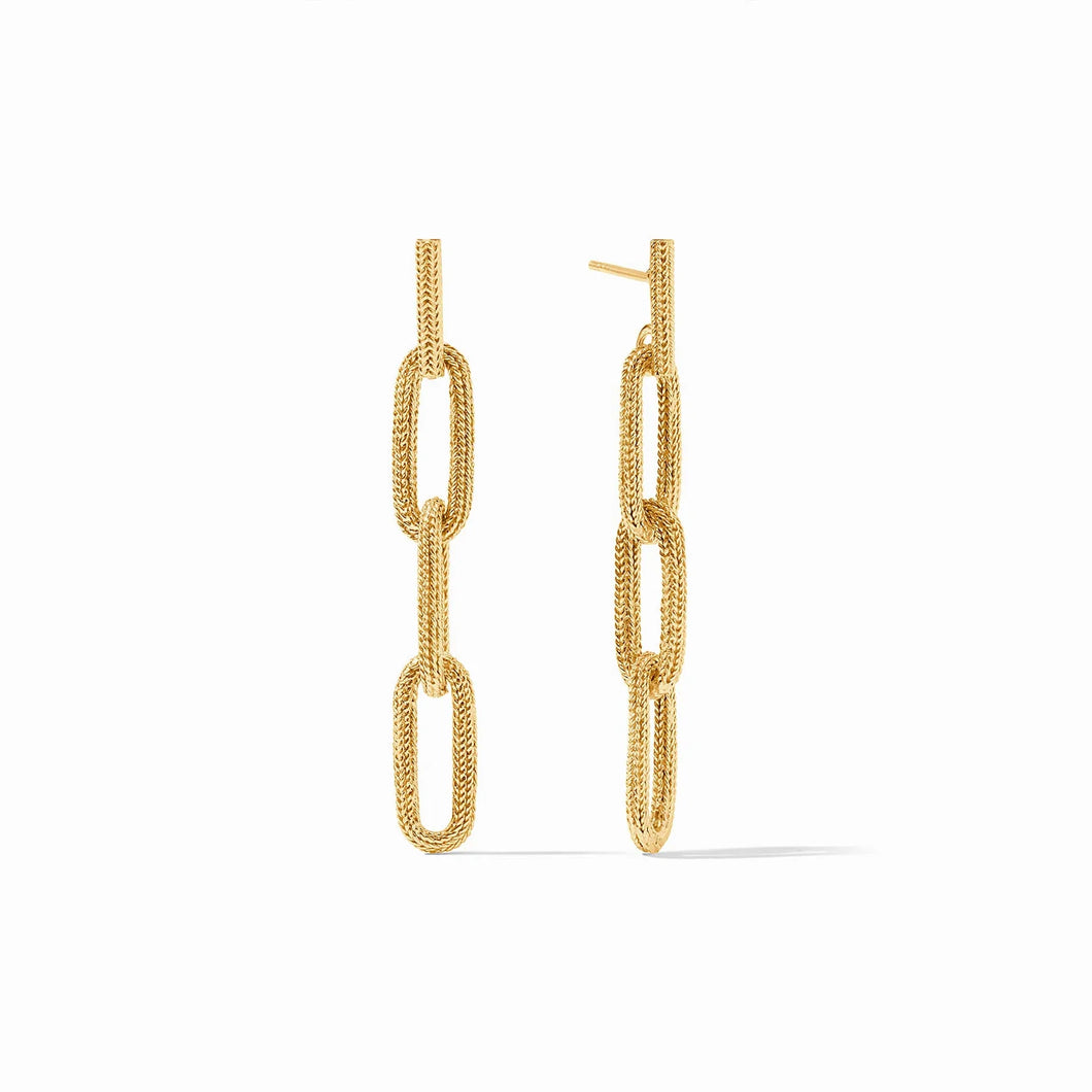 Julie Vos Cheval Paperclip Link Earrings