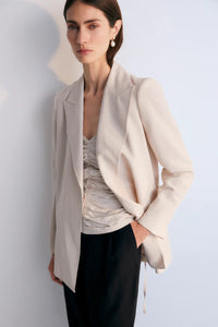 The New Society Eros Woman Blazer | Stone