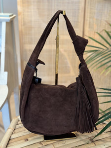 Laggo Lola Purse  | Brown Suede