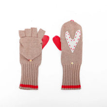 Load image into Gallery viewer, Kerri Rosenthal Heart Mittens | Birch &amp; Black