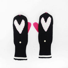 Load image into Gallery viewer, Kerri Rosenthal Heart Mittens | Birch &amp; Black