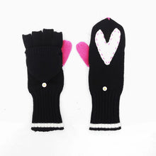 Load image into Gallery viewer, Kerri Rosenthal Heart Mittens | Birch &amp; Black