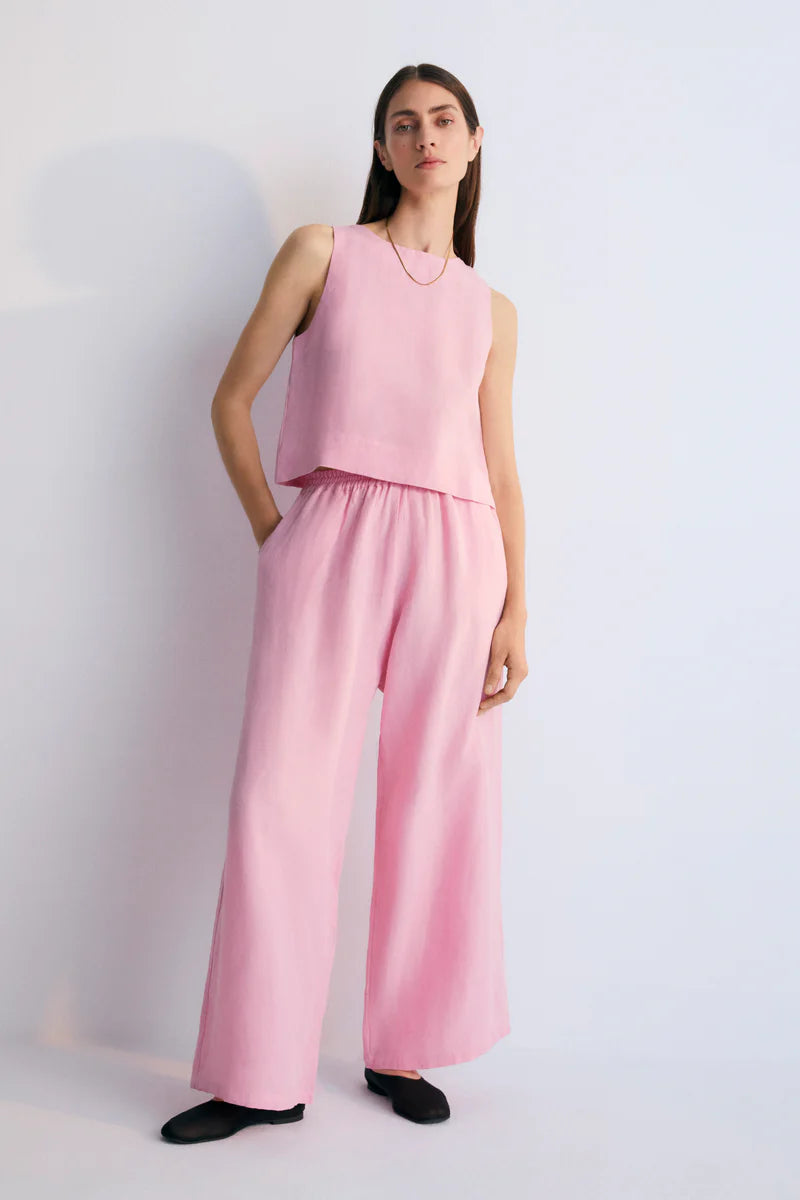 The New Society Hera Woman Palazzo Pants | Hibiscus