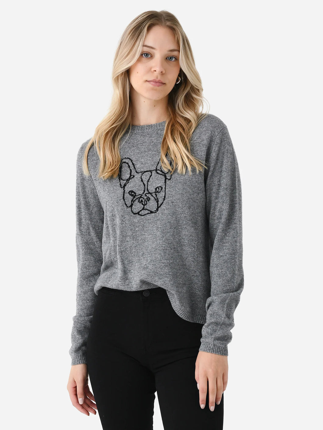 Jumper1234 Frenchie Crew Sweater