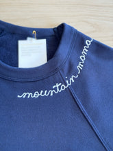 Load image into Gallery viewer, Mountain Mama Stitched Sweatshirt | Navy