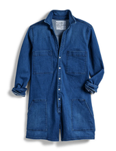 Load image into Gallery viewer, Frank &amp; Eileen Ireland Long Sleeve Playsuit | Italian Dream Denim 1977 Wash