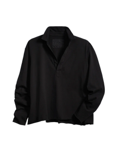 Frank & Eileen Patrick Popover Henley | Heritage Jersey Black