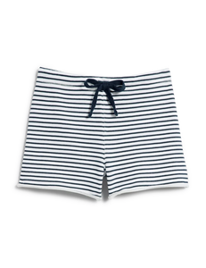 Frank & Eileen Pearl Favorite Sweatshorts | Navy French Stripe