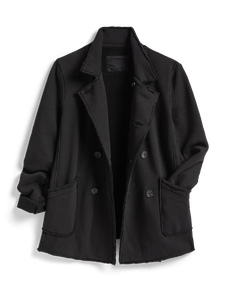 Frank & Eileen Belfast English Peacoat | Black Triple Fleece