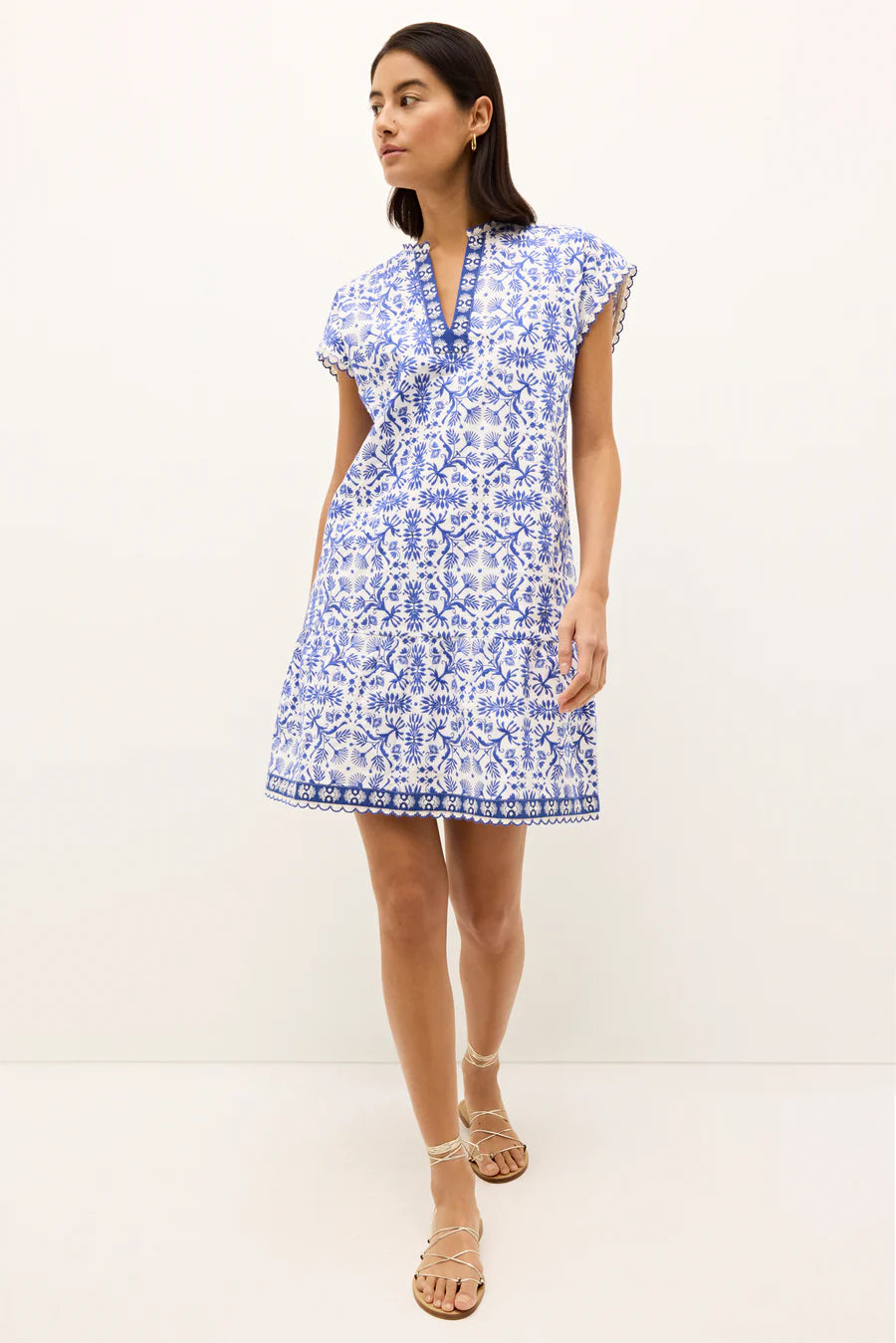 Marie Oliver Henrietta Dress | Melody Blue