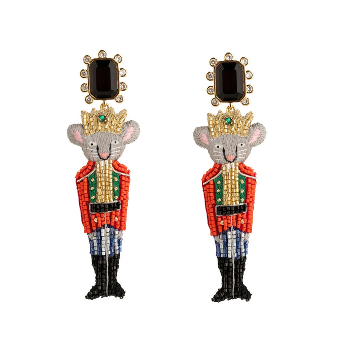 Mignonne Gavigan Nutcracker Rat King Earrings