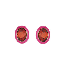 Load image into Gallery viewer, Mignonne Gavigan Francesca Stud Earrings | Magenta