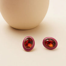 Load image into Gallery viewer, Mignonne Gavigan Francesca Stud Earrings | Magenta