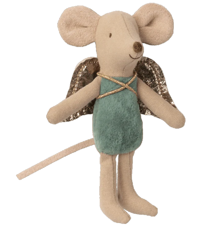 Maileg Fairy Mouse | Rose, Green, & Powder