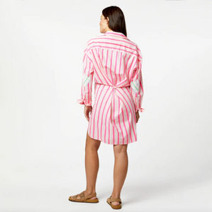 Kerri Rosenthal Lilli Shirt Dress | Icy Pink