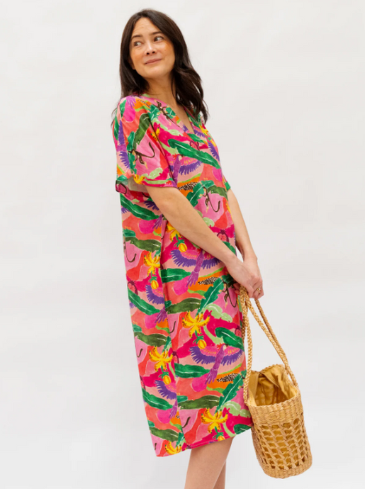 Nach France Vibration Caftan Dress