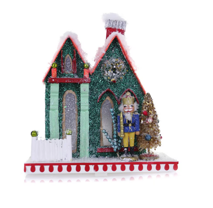 Nutcracker Cottage Christmas Village House