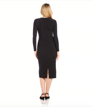 Load image into Gallery viewer, Karen Kane Ginger Travel Dress | Black