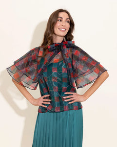 Alden Adair Heddy Top | Holiday Plaid