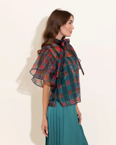 Alden Adair Heddy Top | Holiday Plaid