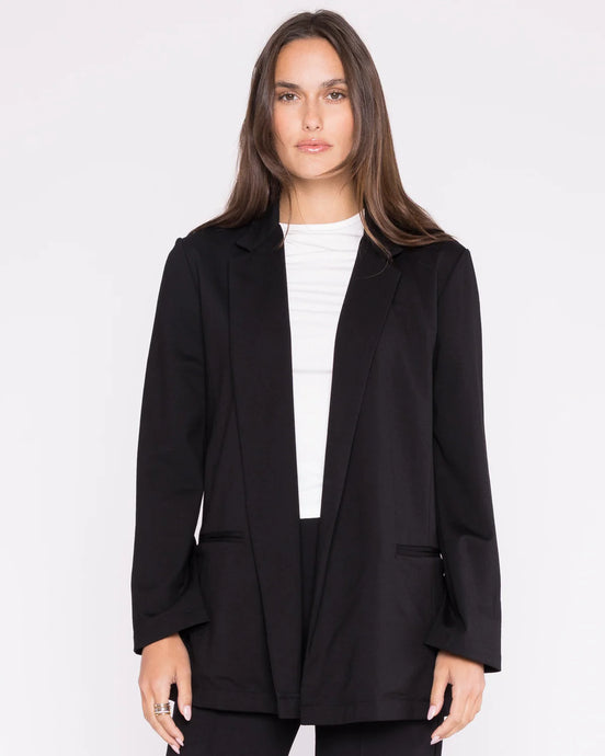 Ripley Rader Ponte Knit Oversized Blazer | Black