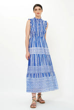 Load image into Gallery viewer, Oliphant Smocked Maxi | Ziggy Blue