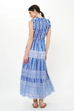 Load image into Gallery viewer, Oliphant Smocked Maxi | Ziggy Blue