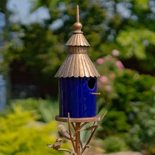 Load image into Gallery viewer, Nantucket Copper Porcelain Bird House | Assorted Colors