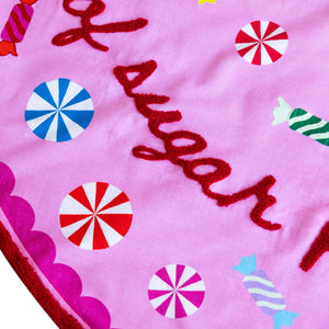 Sugar Plum Embroidered Christmas Tree Skirt