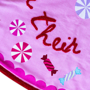 Sugar Plum Embroidered Christmas Tree Skirt