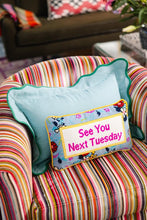 Load image into Gallery viewer, Next Tuesday Needlepoint Pillow