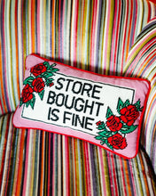 Load image into Gallery viewer, Ina Garten Store Bought Is Fine Needlepoint Pillow