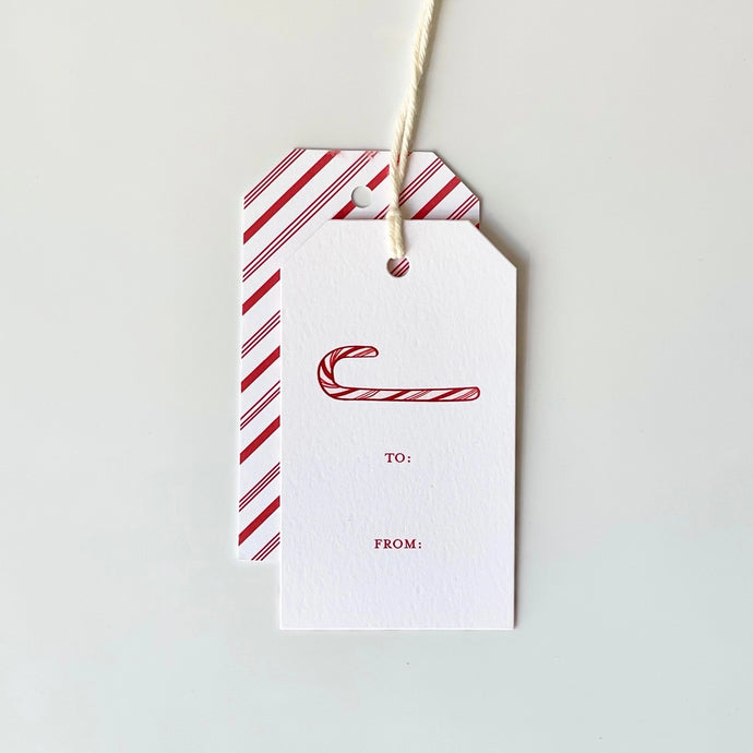 Candy Cane Gift Tags