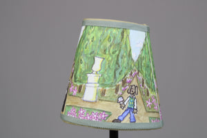 Paris Poodles French Madeline Rechargeable Lamp Shade Cover