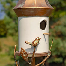 Load image into Gallery viewer, Nantucket Copper Porcelain Bird House | Assorted Colors